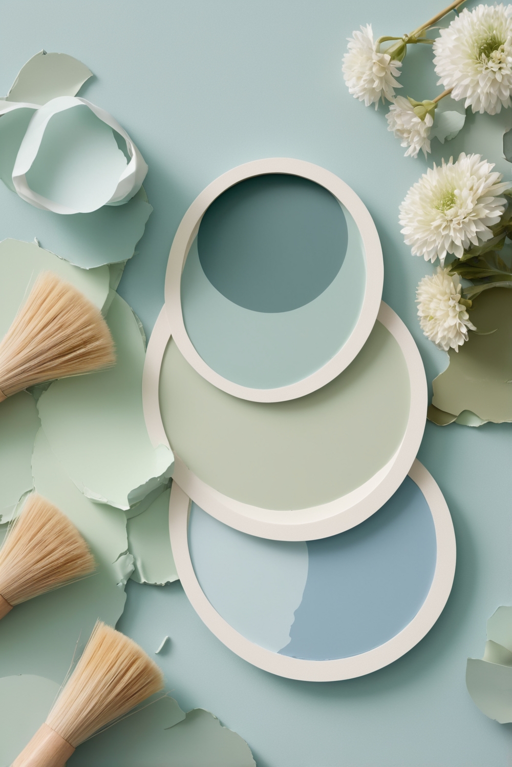 Best 5 Palettes SW colors with Mint Green and Soft Blue for your Kitchen