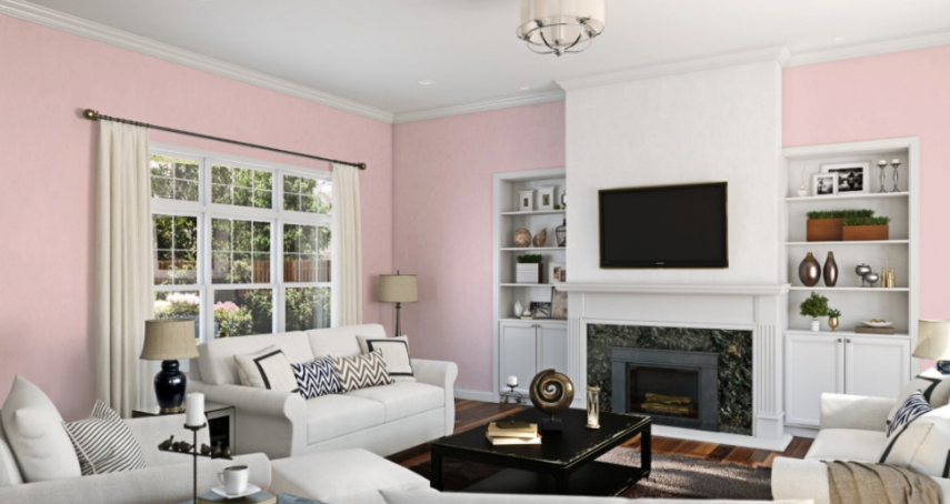 Sherwin Williams Alyssum (SW 6589)
A light pastel lilac, offering a sweet, soothing ambiance, ideal for bedrooms.