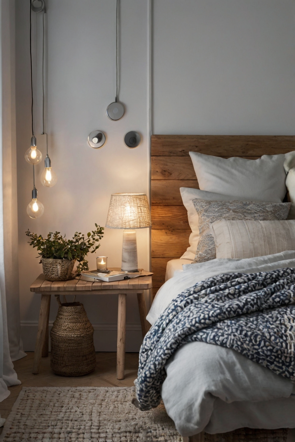 What are the advantages of wall-mounted reading lights for your bed?