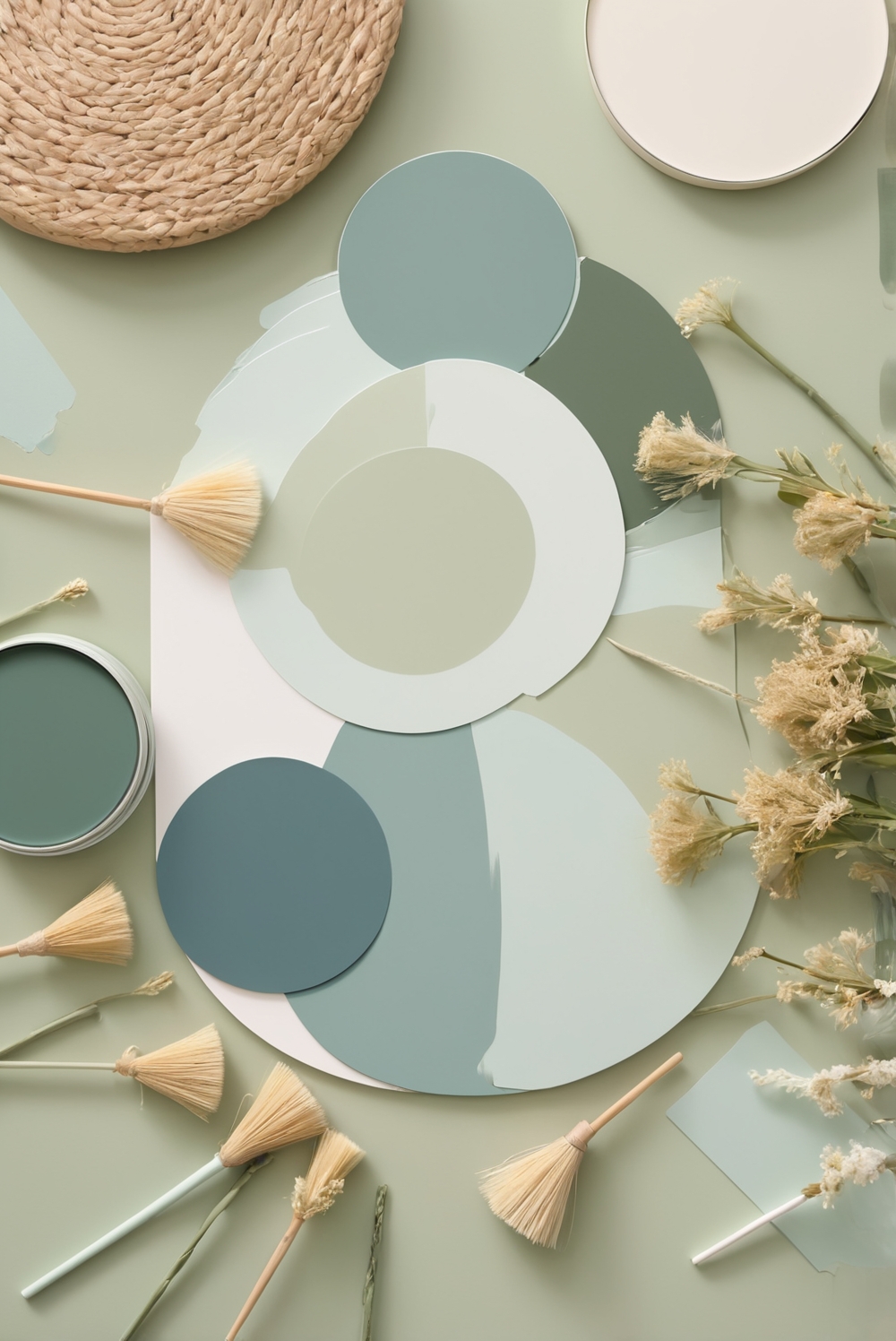 Best 5 Palettes SW colors with Aqua, Coral for your Living Room