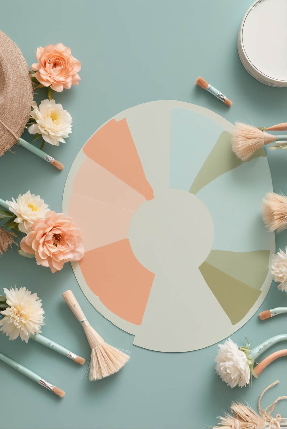 Best 5 Palettes SW colors with Aqua and Peach for your bedroom