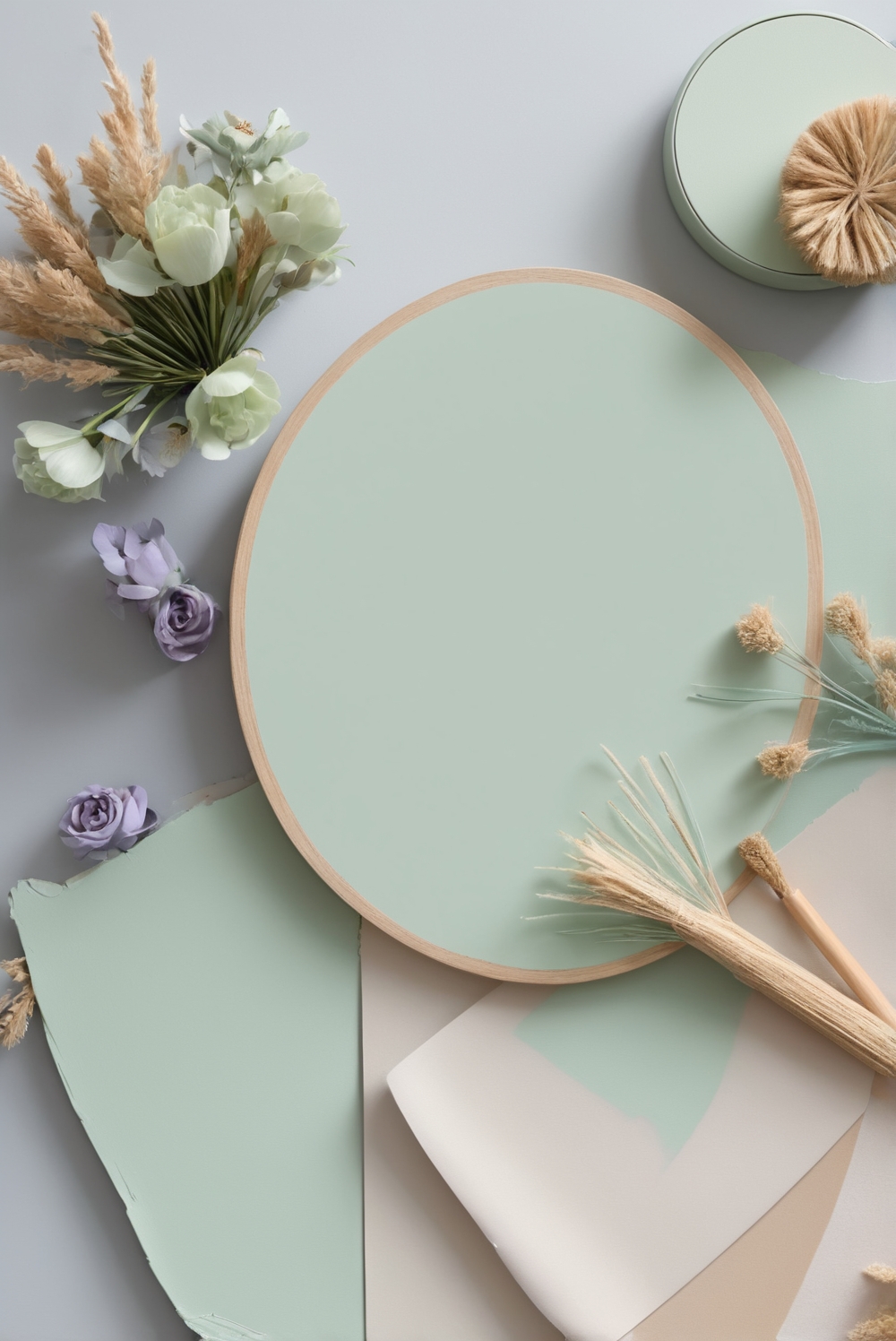 Best 5 Palettes SW colors with Dusty Rose and Sage Green for your Living Room