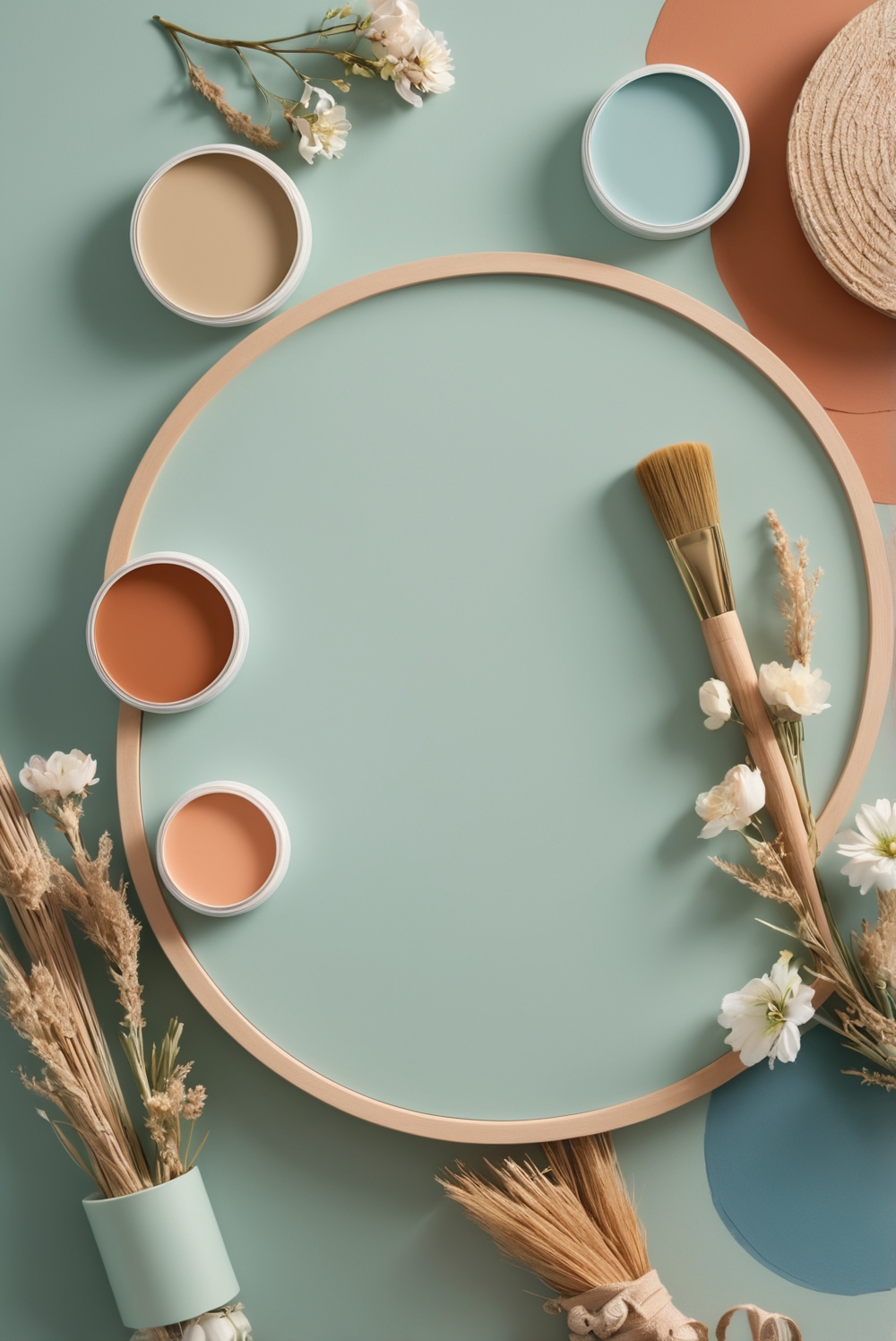 Best 5 Palettes SW colors with Mint and Terracotta for your LivingRoom