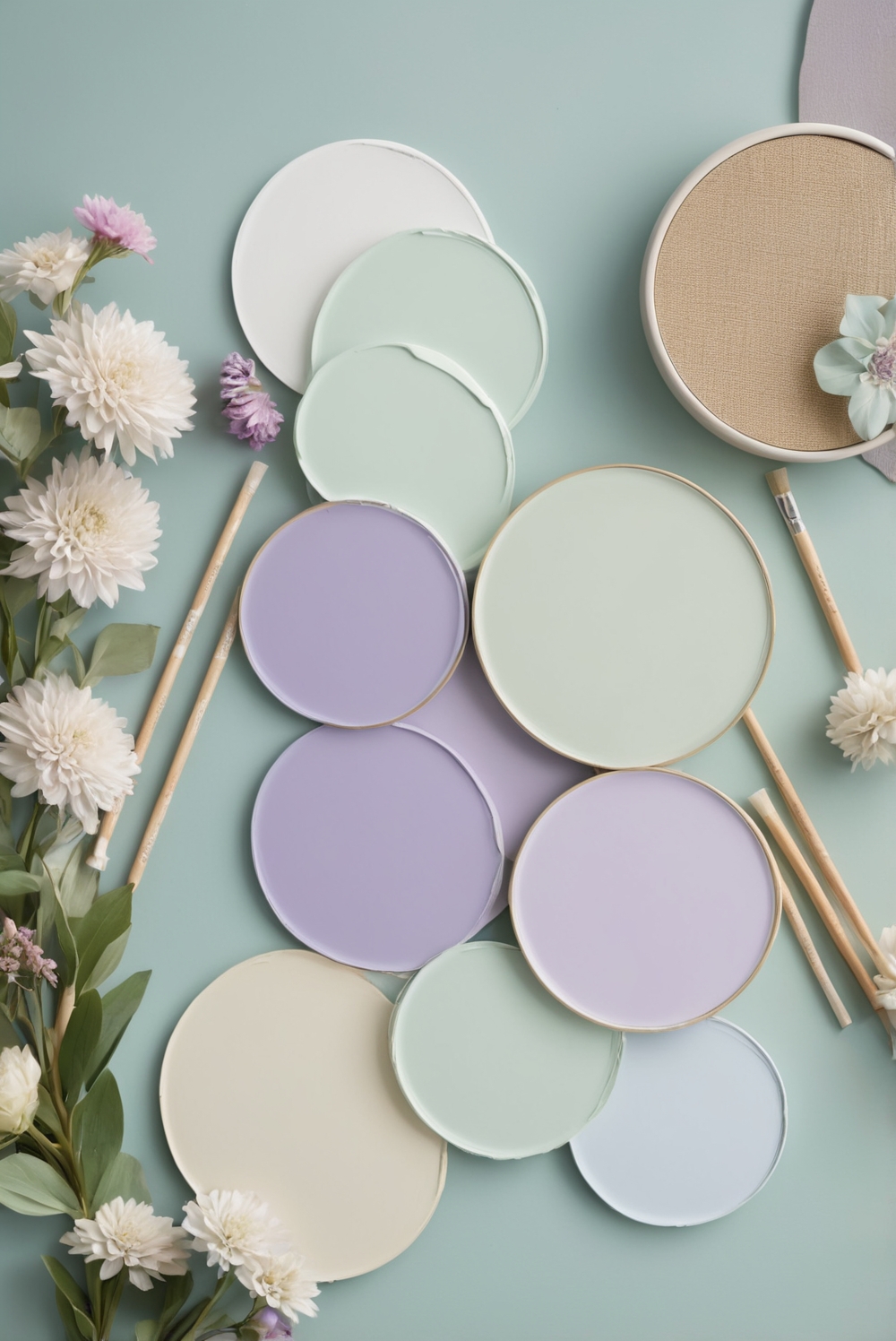 Best 5 Palettes SW colors with Sage and Lilac for your bedroom