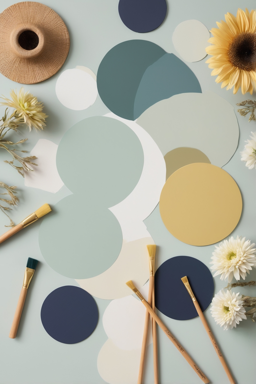 Best 5 Palettes SW colors with Terracotta, Turquoise for your Living Room