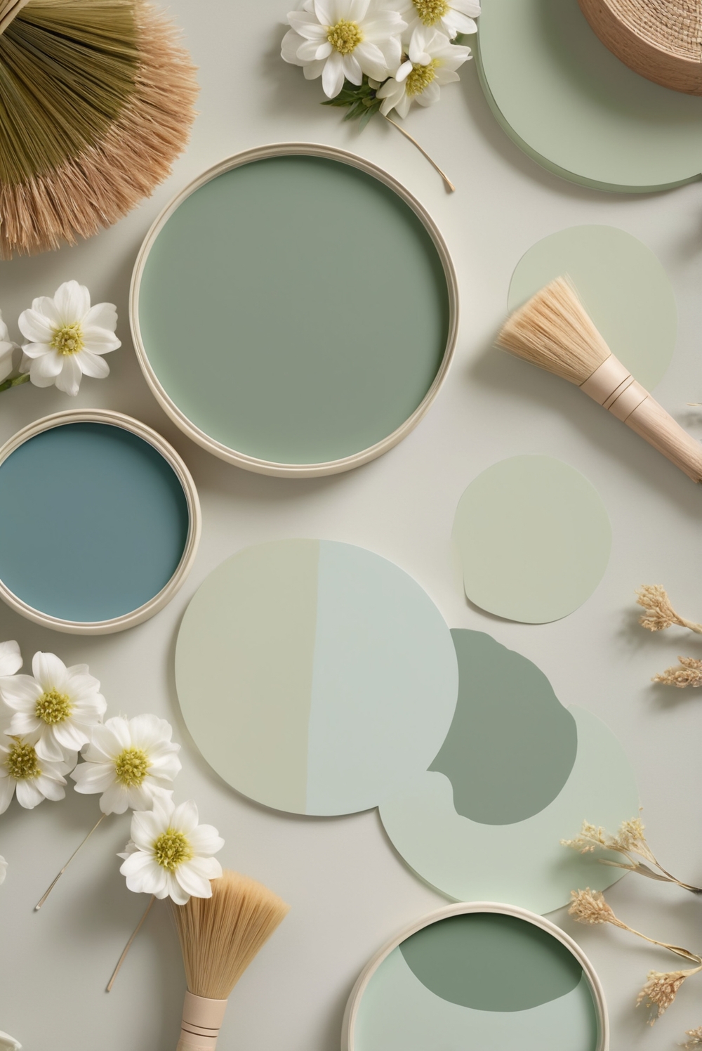 Best 5 Palettes SW colors with Turquoise, Coral, Playful Combinations for your Living Room