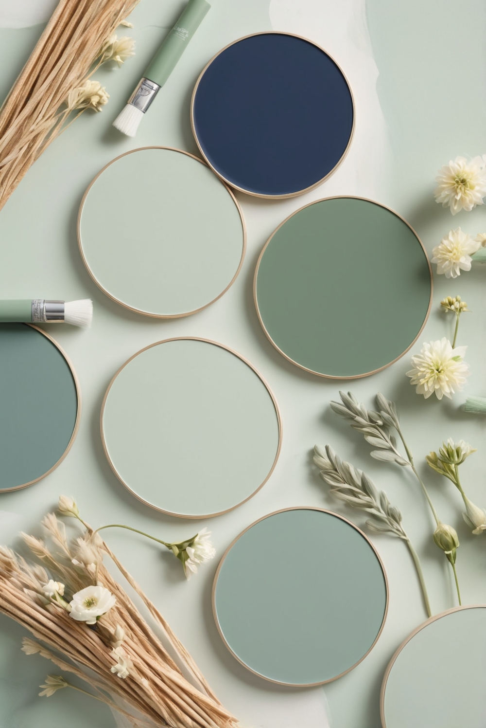 Best 5 Palettes SW colors with Turquoise, Mauve for your Living Room