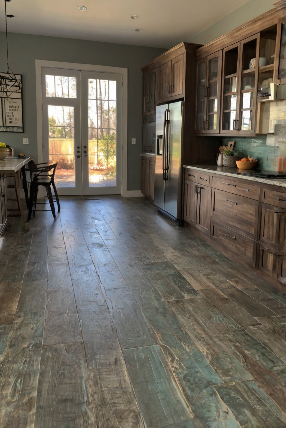 How can I make my kitchen flooring child-friendly and safe?