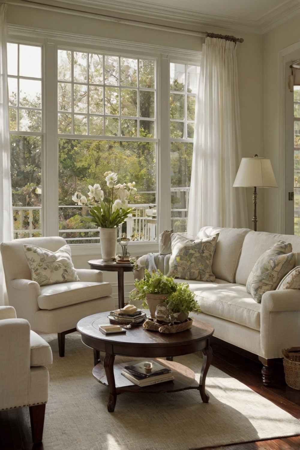 How can curtains enhance your living room’s style?