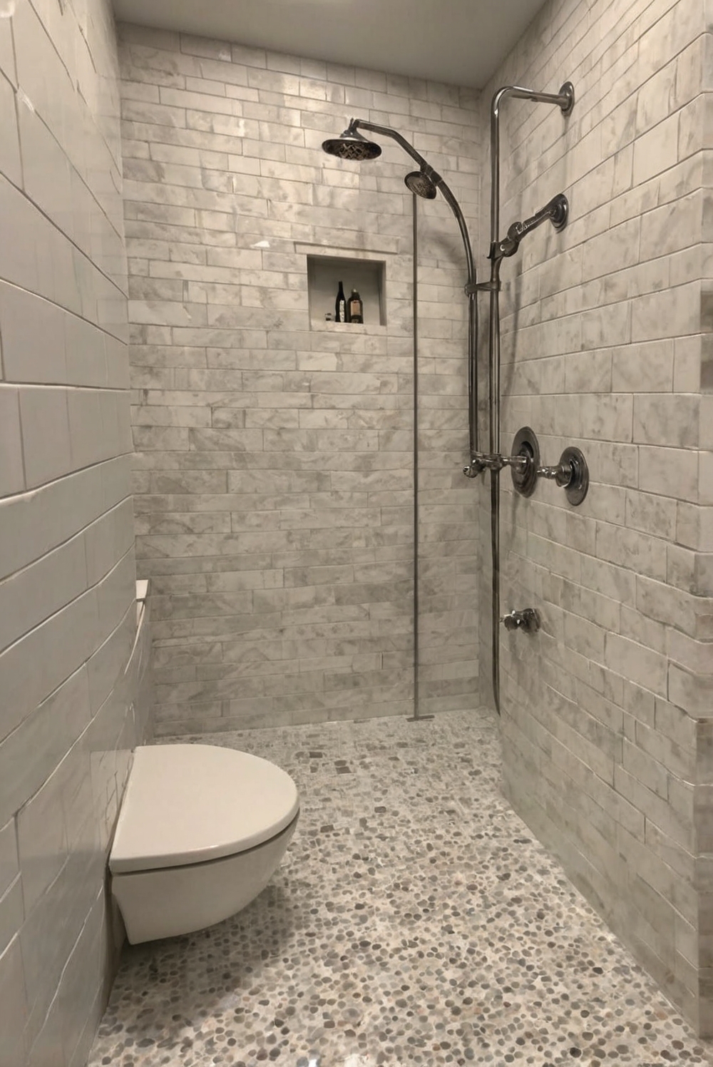 How do I choose slip-resistant tiles for my shower floor?