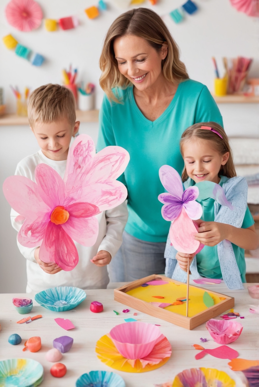 mother's day crafts, kids crafts, mother's day activities, diy gifts, homemade gifts, craft ideas, creative projects