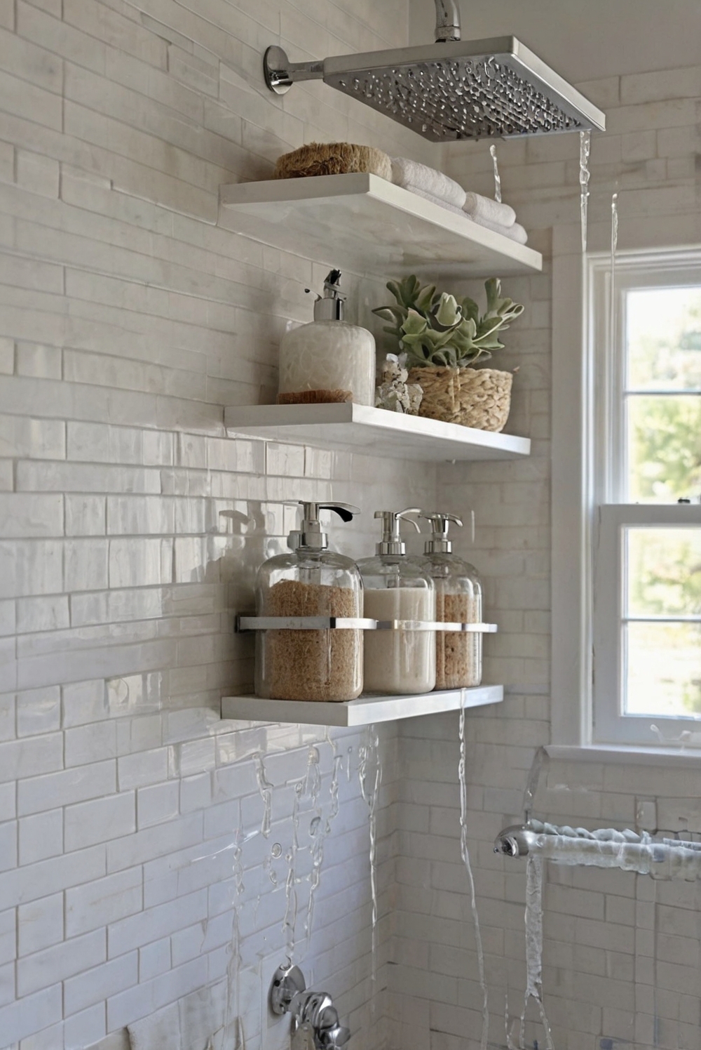 How to Organize Your Shower with Shelves?