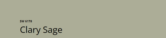 Sherwin-Williams Clary Sage (SW 6178)
Earthy green-gray that offers a serene and refined atmosphere with subtle elegance.