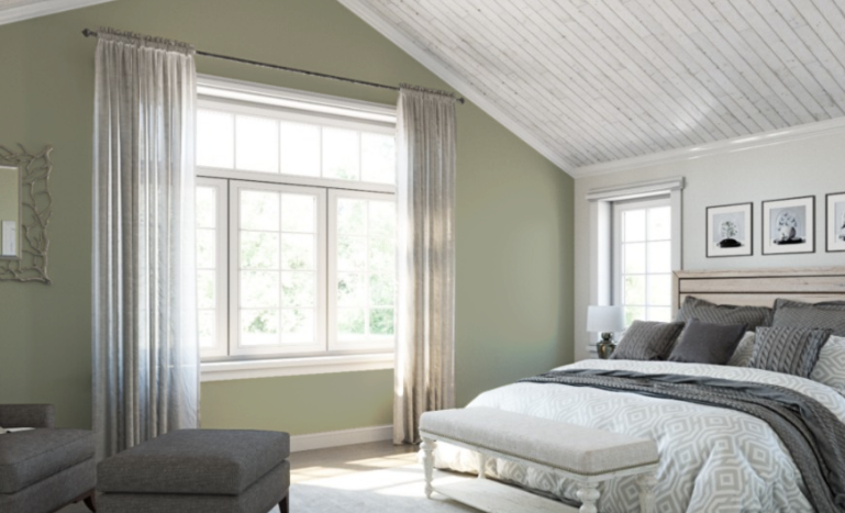 Sherwin-Williams Clary Sage (SW 6178)
Earthy green-gray that offers a serene and refined atmosphere with subtle elegance.