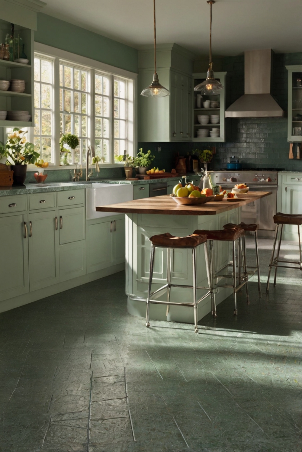 What are the best durable flooring materials for a kitchen?