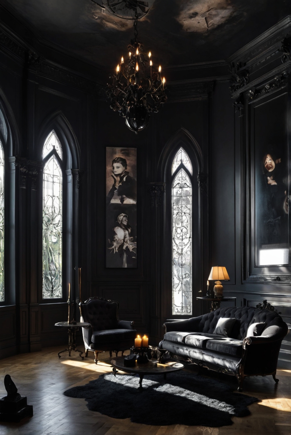 Gothic home decor, Home decor ideas, Interior design, Dark interior, Home accessories