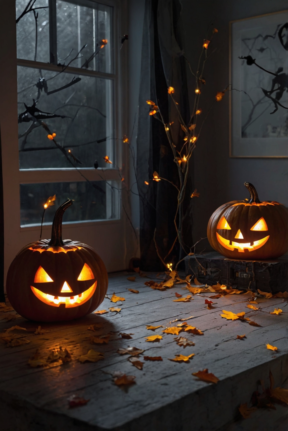 Halloween decor ideas, Halloween room decorations, Spooky room decor, Halloween-themed room, Creepy room accents