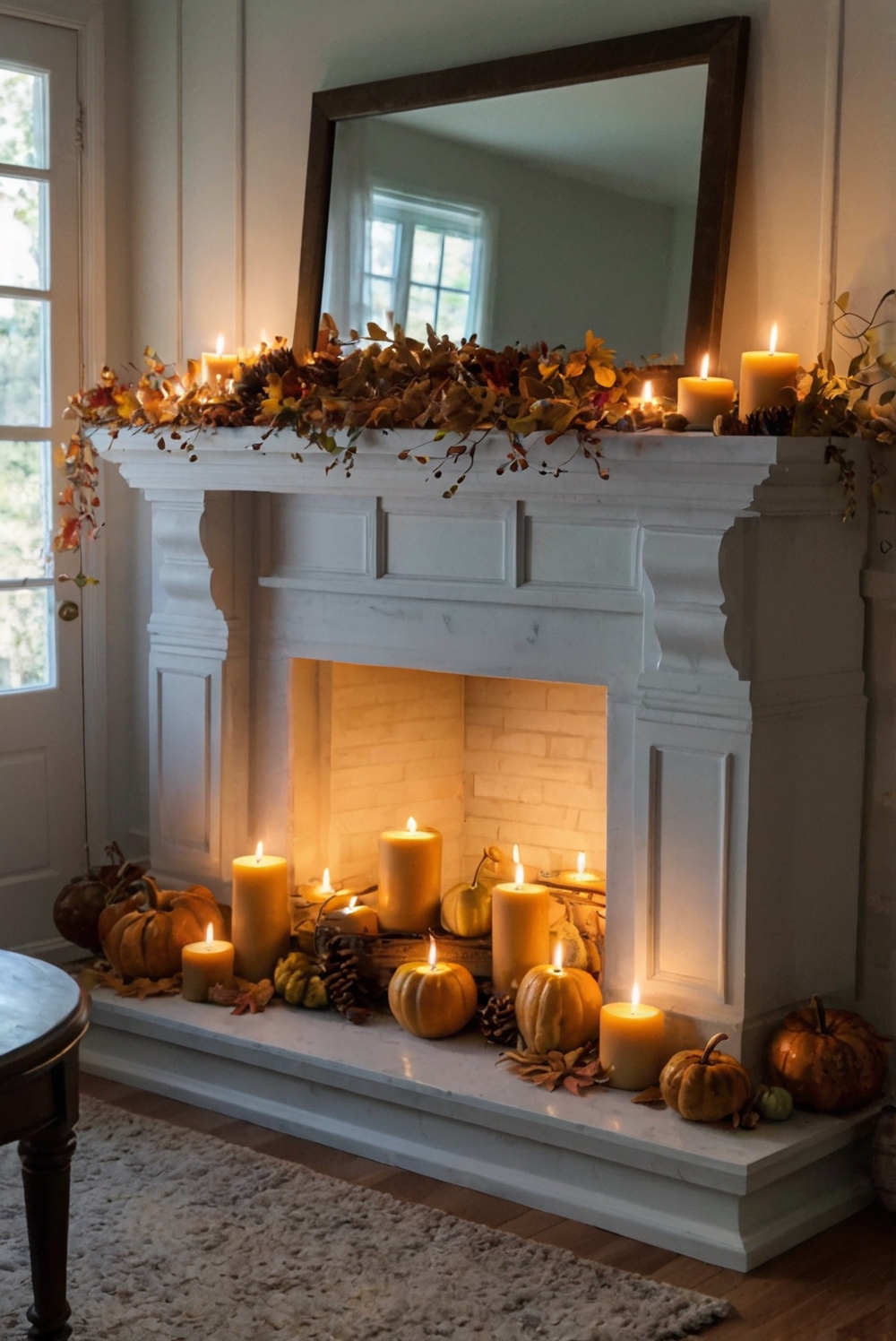 Fall mantel decor, Home decor, Mantel decorations, Seasonal decor, Fireplace decor