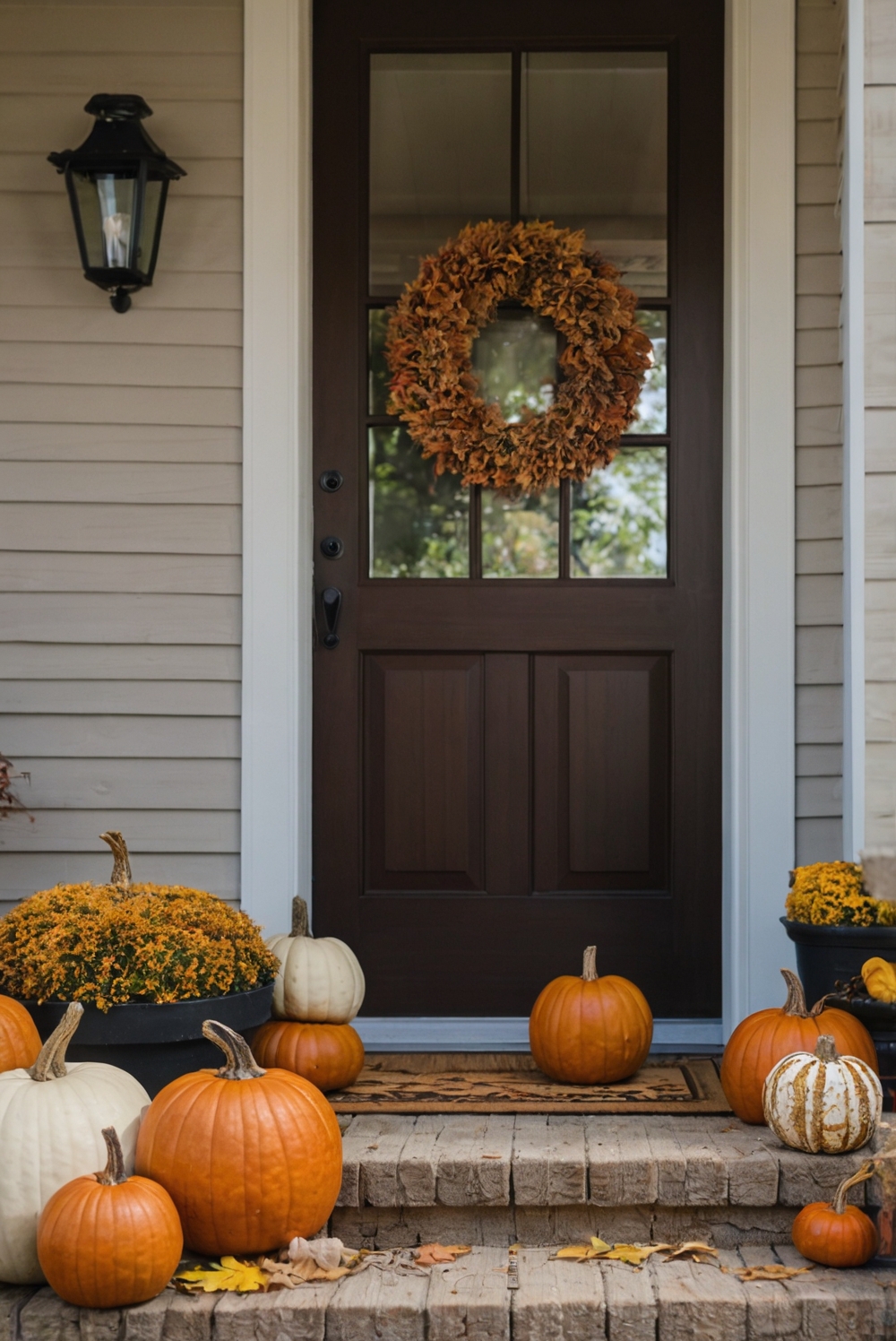 Fall porch decor, Outdoor fall decorations, Autumn porch decorating, Fall front porch ideas, Autumn outdoor decor