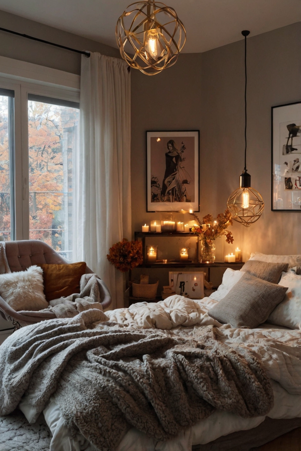 bedroom decor ideas, fall bedroom decor, cozy bedroom ideas, bedroom upgrade, elegant bedroom design