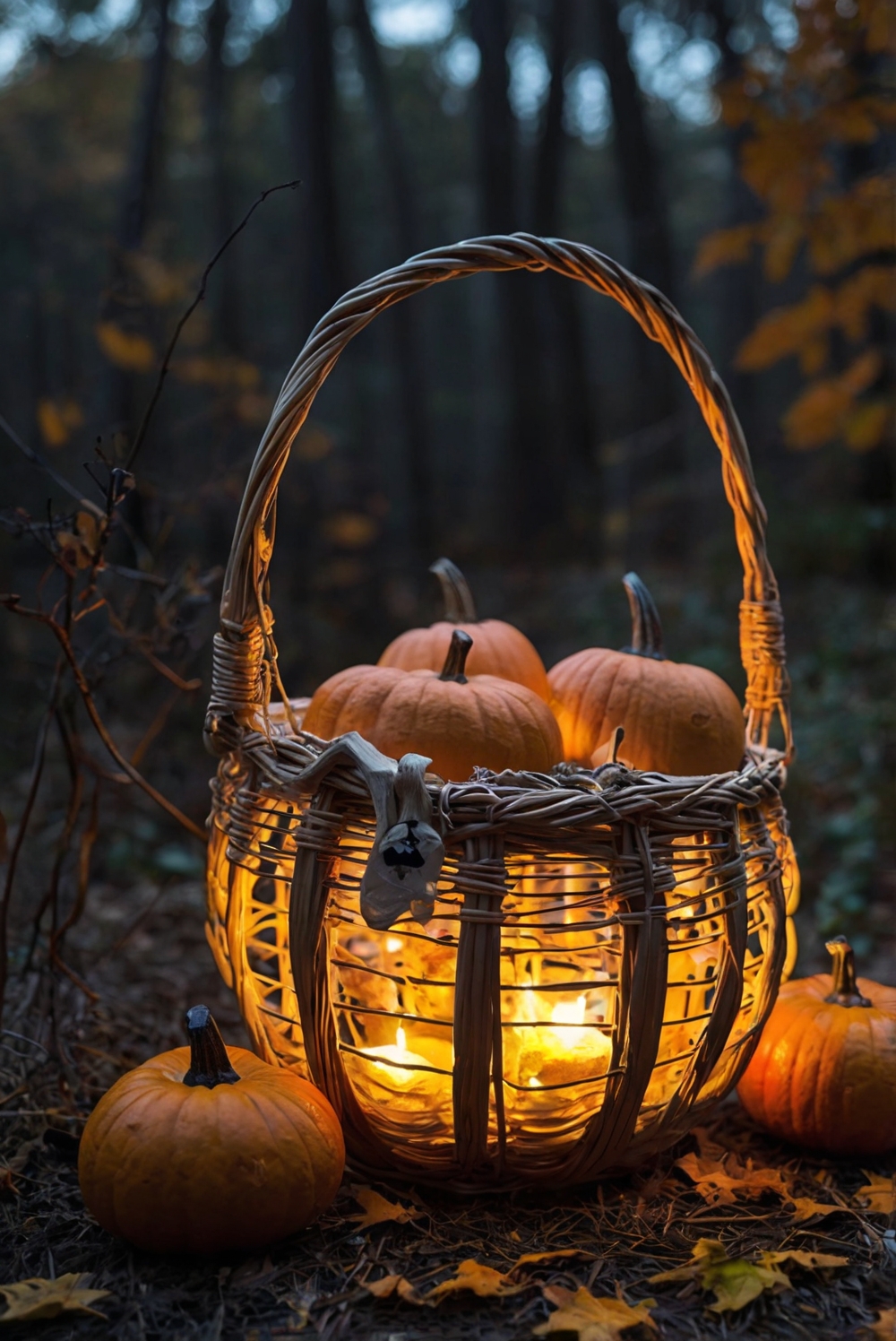 DIY Halloween baskets, spooky basket ideas, Halloween gift baskets, Halloween treat baskets, homemade spooky baskets