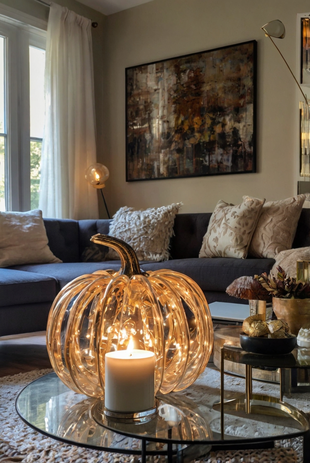 Fall living room decor , Interior design ideas, Home renovation, Cozy home accessories, Modern home decor