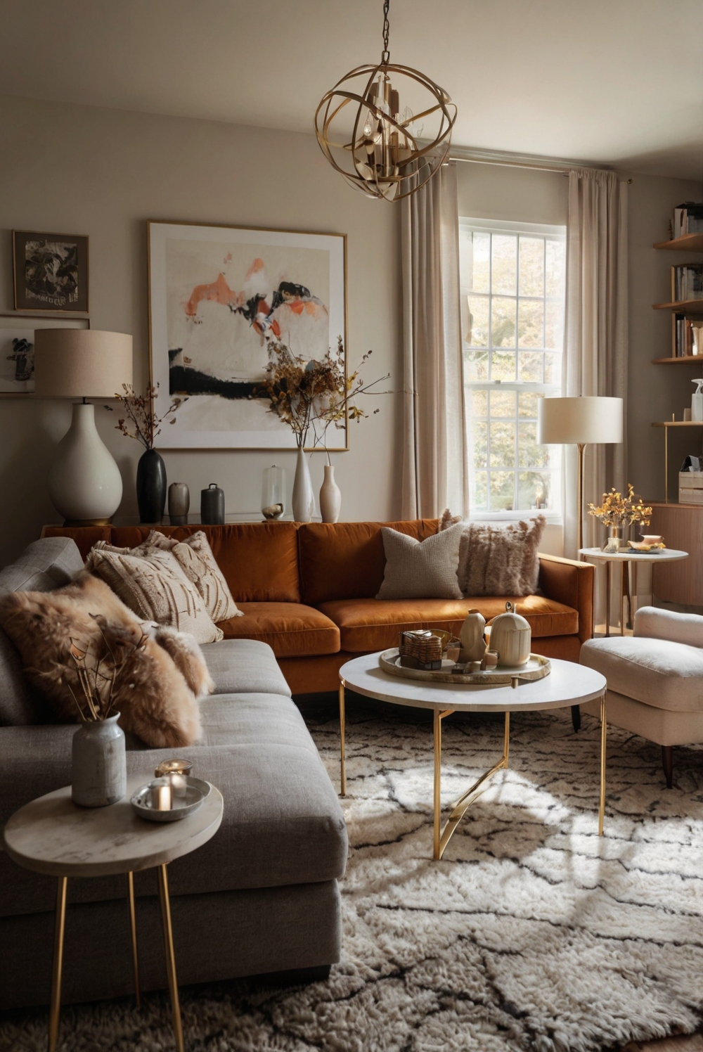 Fall Living Room Decor, Interior Design Trends, Home Renovation Ideas, Seasonal Home Updates, Cozy Living Room Design