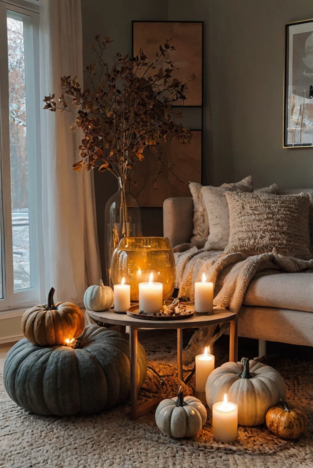 Cozy home decor, Fall interior design, Room renovation ideas, Home improvement tips, Warm and inviting space