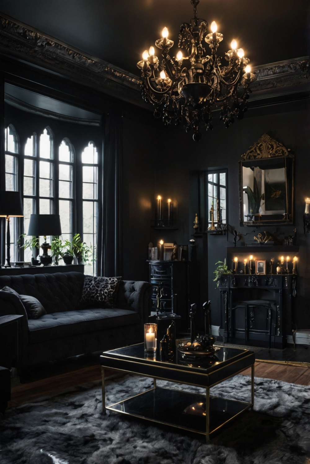 1. Gothic furniture 2. Dark home decor 3. Gothic living room 4. Alternative interior design 5. Moody home accessories