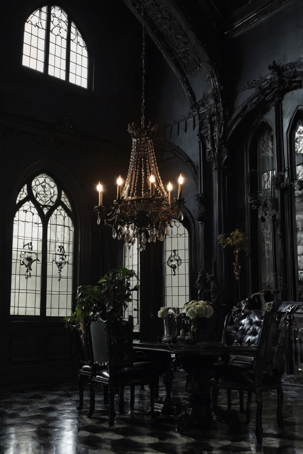 Gothic home décor, Victorian Gothic, Dark elegance, Gothic interior design, Gothic furniture