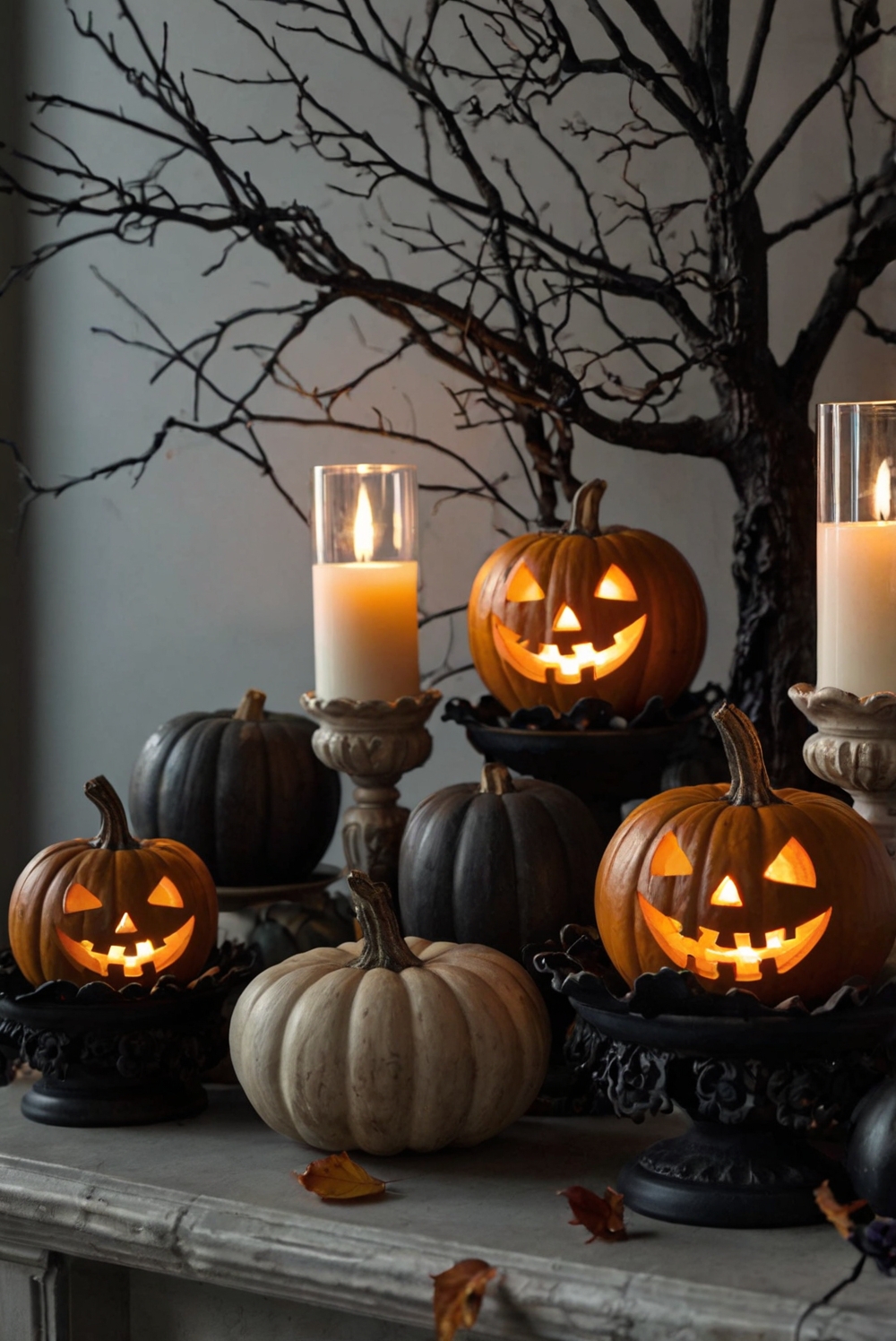 Spooky Halloween decor, Halloween decoration ideas, Halloween indoor decorations, Halloween home accents, Scary Halloween ornaments