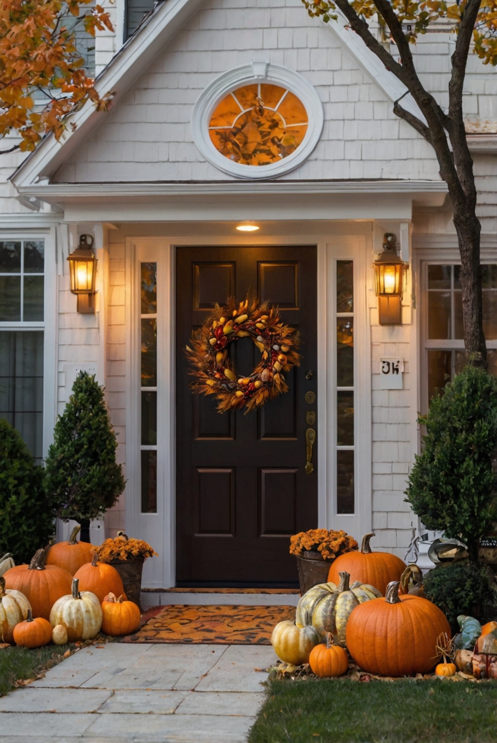 thanksgiving outdoor decor, outdoor thanksgiving decorations, fall outdoor decorating ideas, outdoor fall decor, outdoor holiday decorating