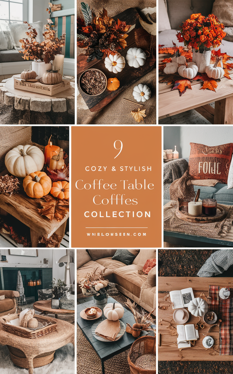 Top 13 Stunning Ways to Add Cozy Fall Vibes to Your Coffee Table