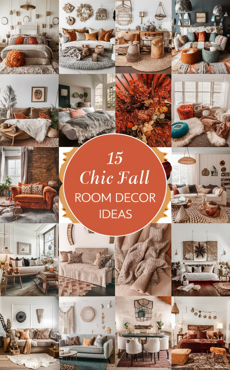 Top 15 Chic Boho Fall Room Decor Ideas: Stunning Inspiration for You