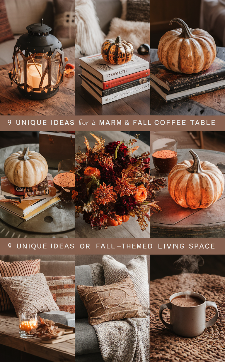 Top 15 Cozy Fall Coffee Table Styling Tips for a Stunning Space