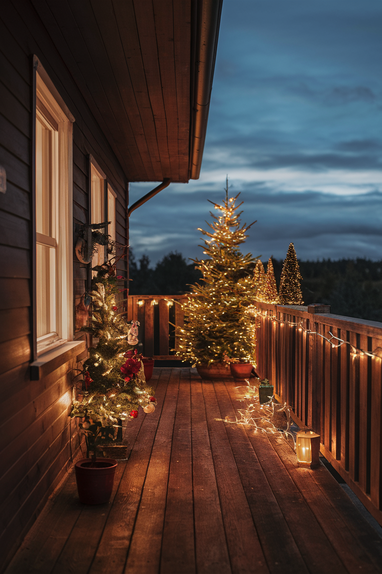 Top 15 Festive Ways to Decorate Your Balcony with Lights This Christmas