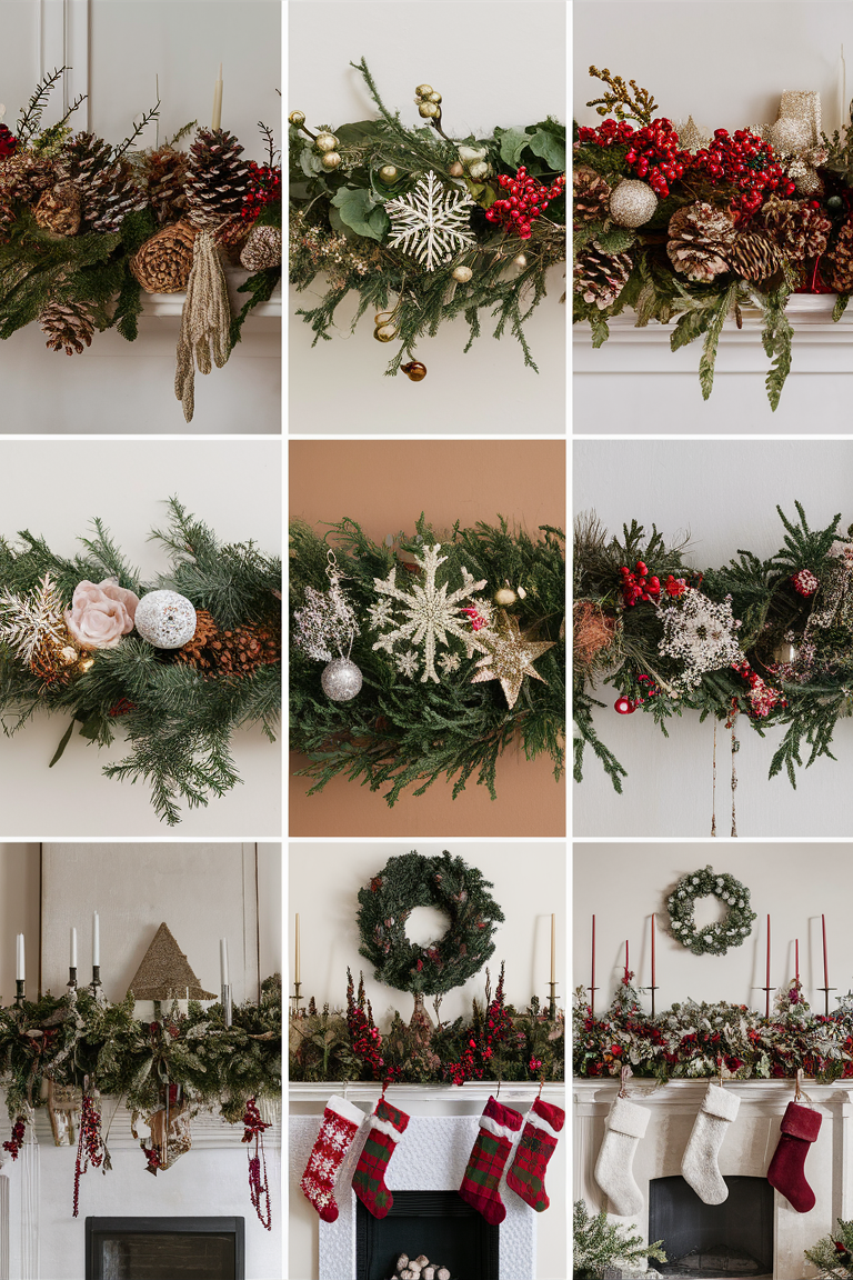 Top 15 Stunning Mantel Garland Ideas for a Cozy Holiday Vibe