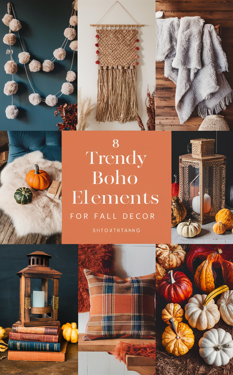 Top 15 Trendy Boho Elements for Stunning Fall Decor Trends