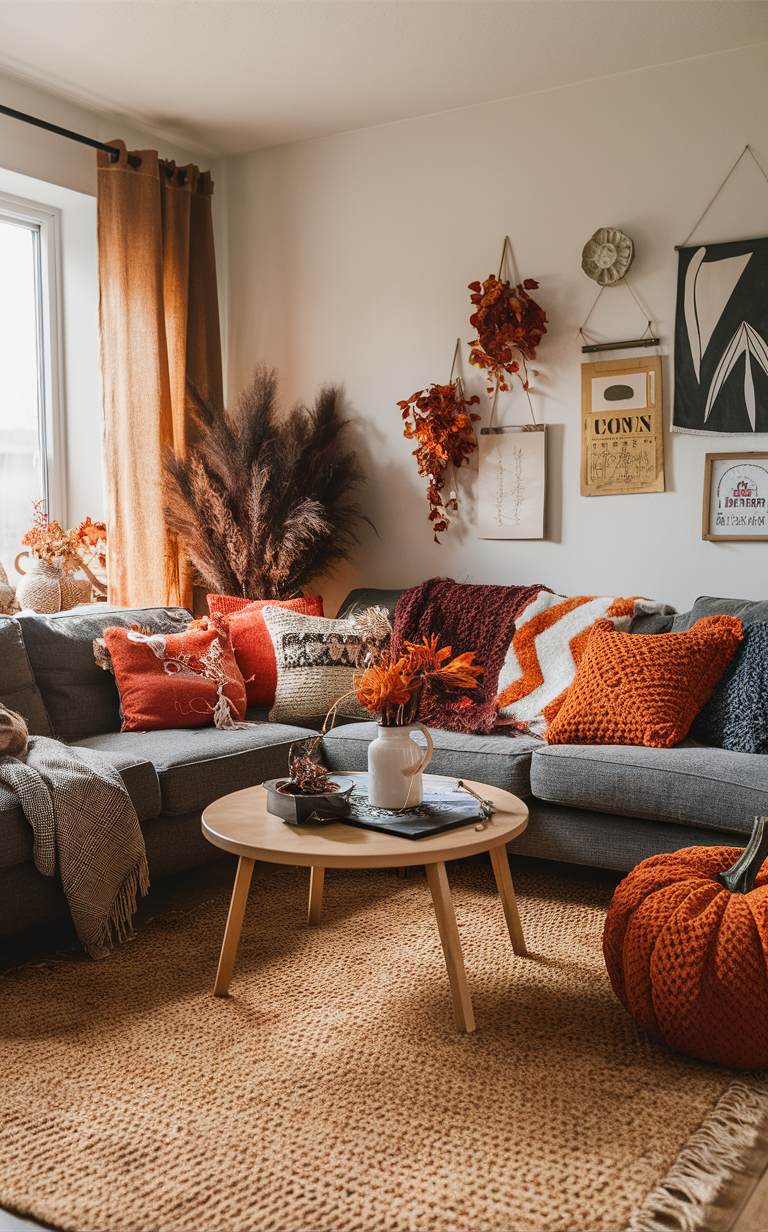 Top 15 Vibrant Fall Ideas for Stunning Boho Living Rooms