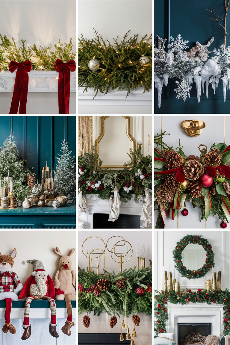 30 Stunning Mantel Garland Ideas for a Cozy Holiday Vibe