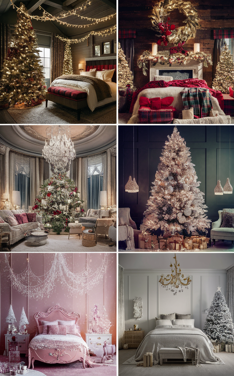 14 Luxurious Christmas Bedroom Decor Ideas