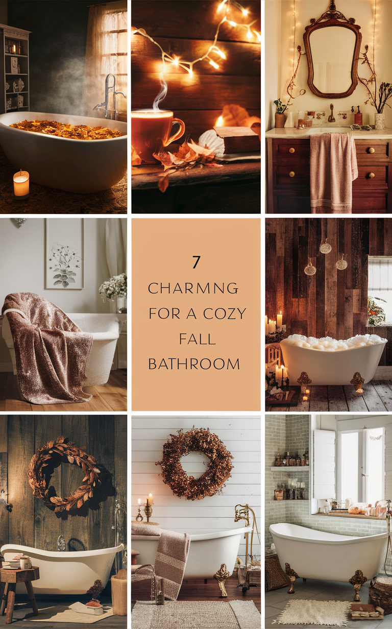 14 Nice Fall Bathroom Ideas