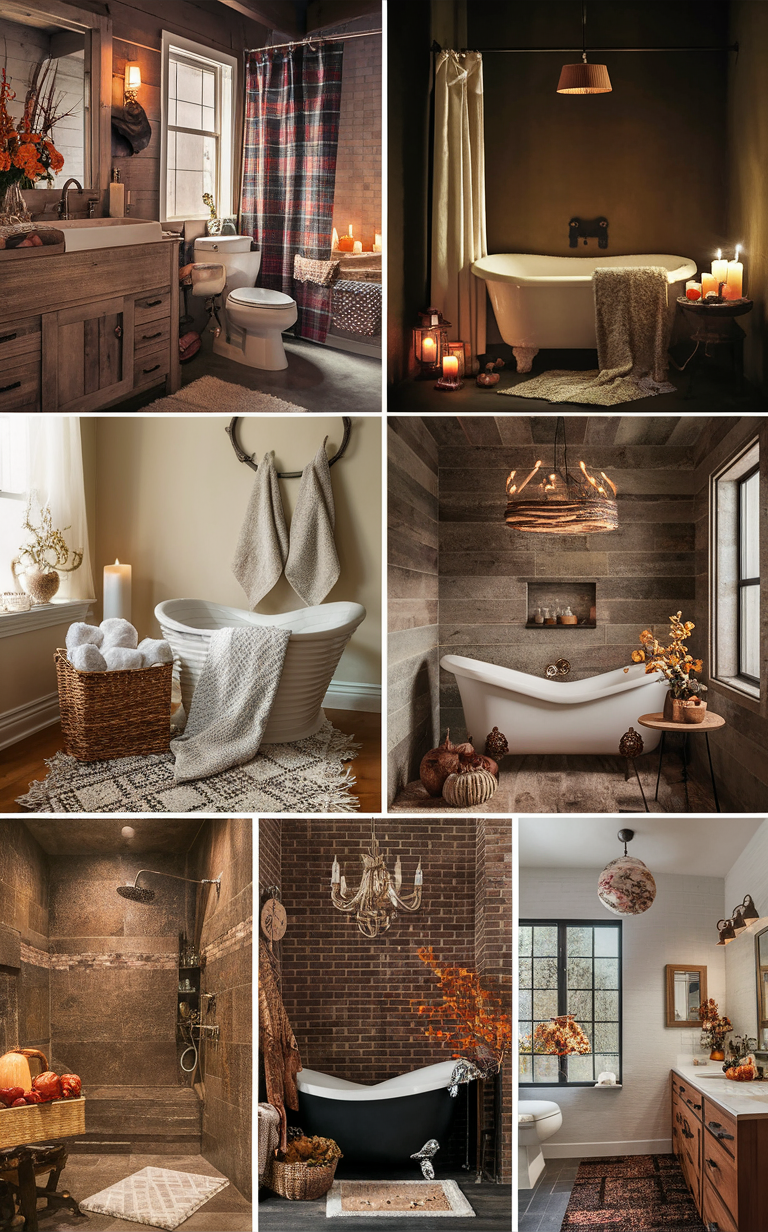 15 Cozy Ideas for Fall Bathroom