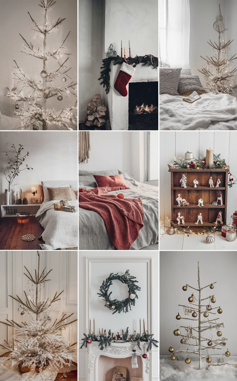 15 Minimalist Christmas Bedroom Decor Ideas