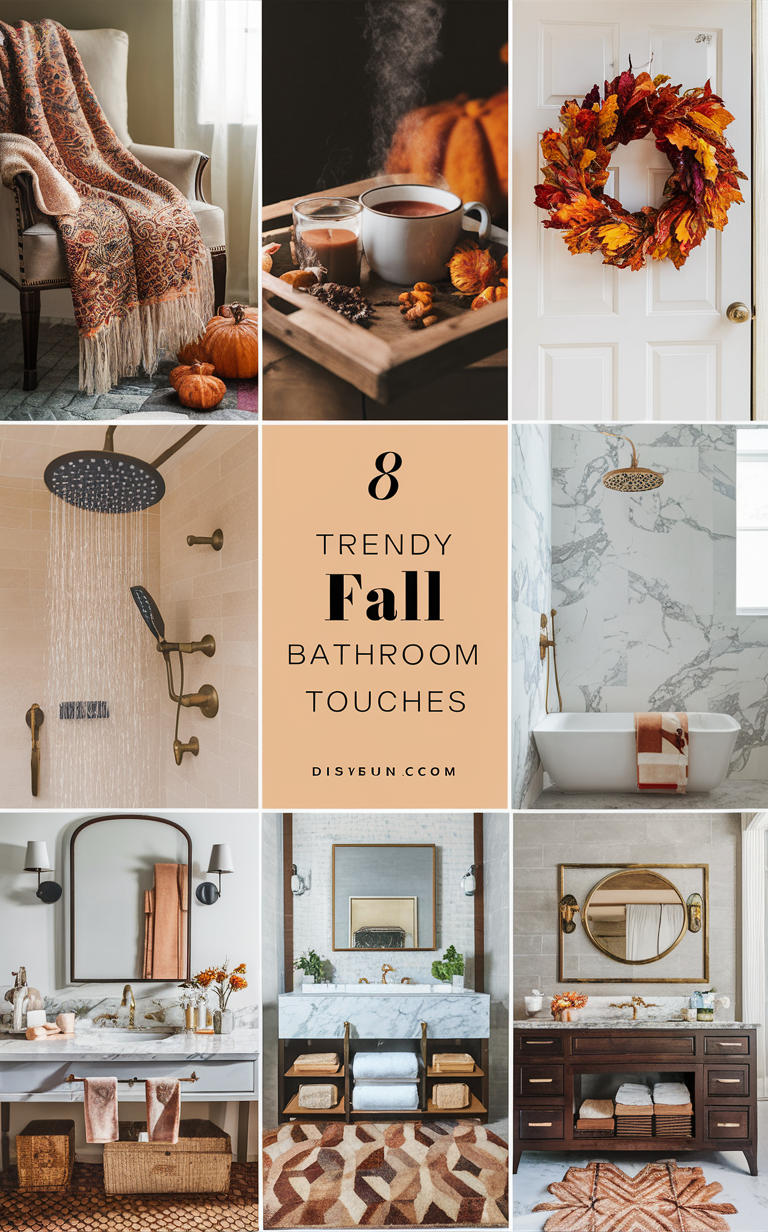 15 Trendy Fall Bathroom Ideas