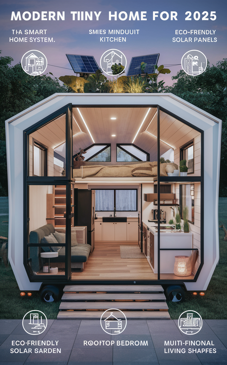 Tiny home floorplans, Modern tiny home, Affordable tiny house, Minimalist living, Compact living