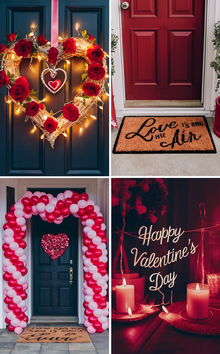 +25 Best Valentine’s Decor Ideas for Home Entrance