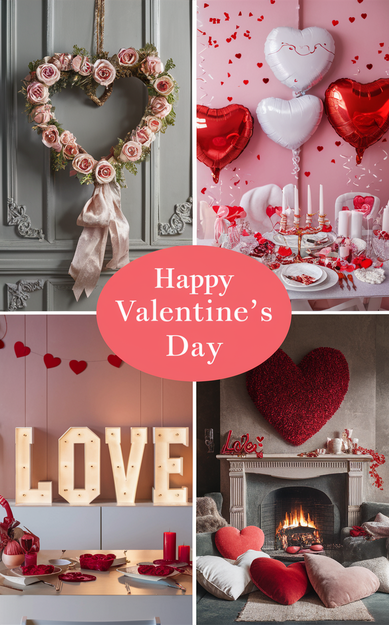 +25 Lovely Valentine’s Decorations Ideas for Your Home