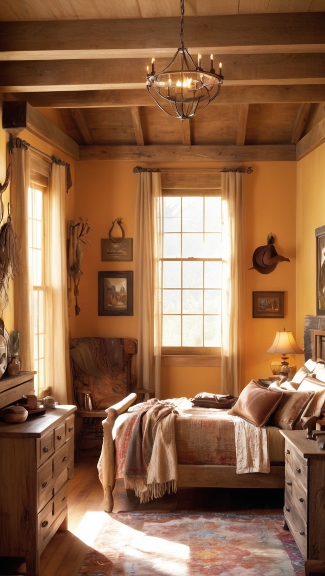 How can I incorporate Western bedroom decor into my home? ?