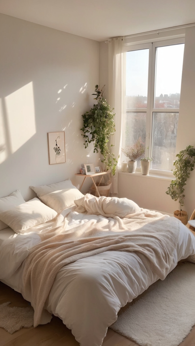 How can I create a cozy bedroom aesthetic? ?
